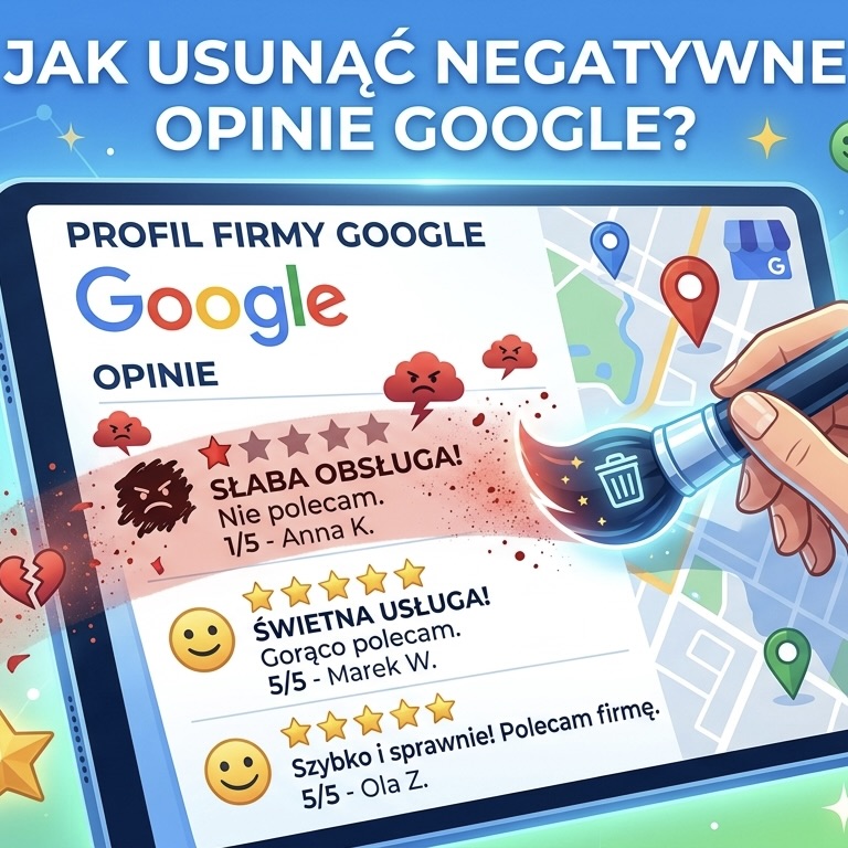 Zgłaszanie opinii do google