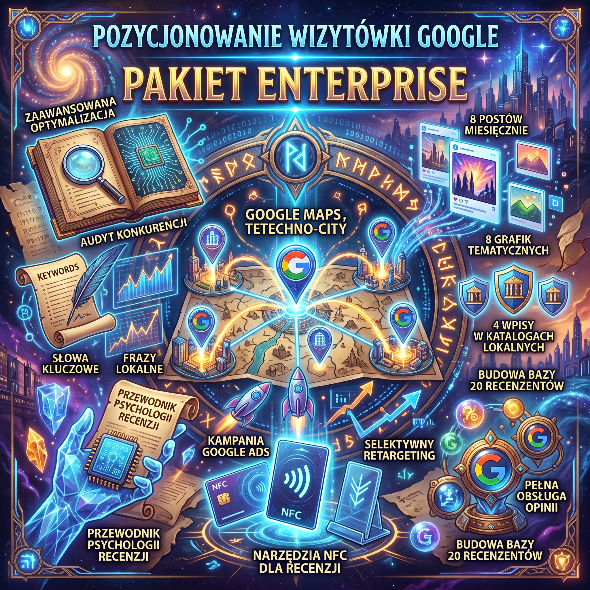 Pozycjonowanie Wizytówki Google – Pakiet Enterprise