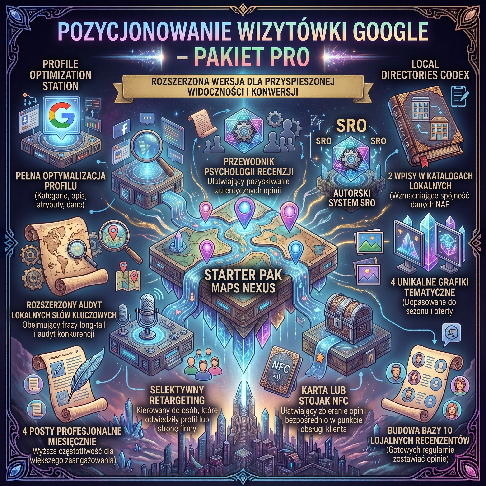 Pozycjonowanie Wizytówki Google – Pakiet Pro
