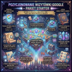 Pozycjonowanie Wizytówki Google – Pakiet Starter