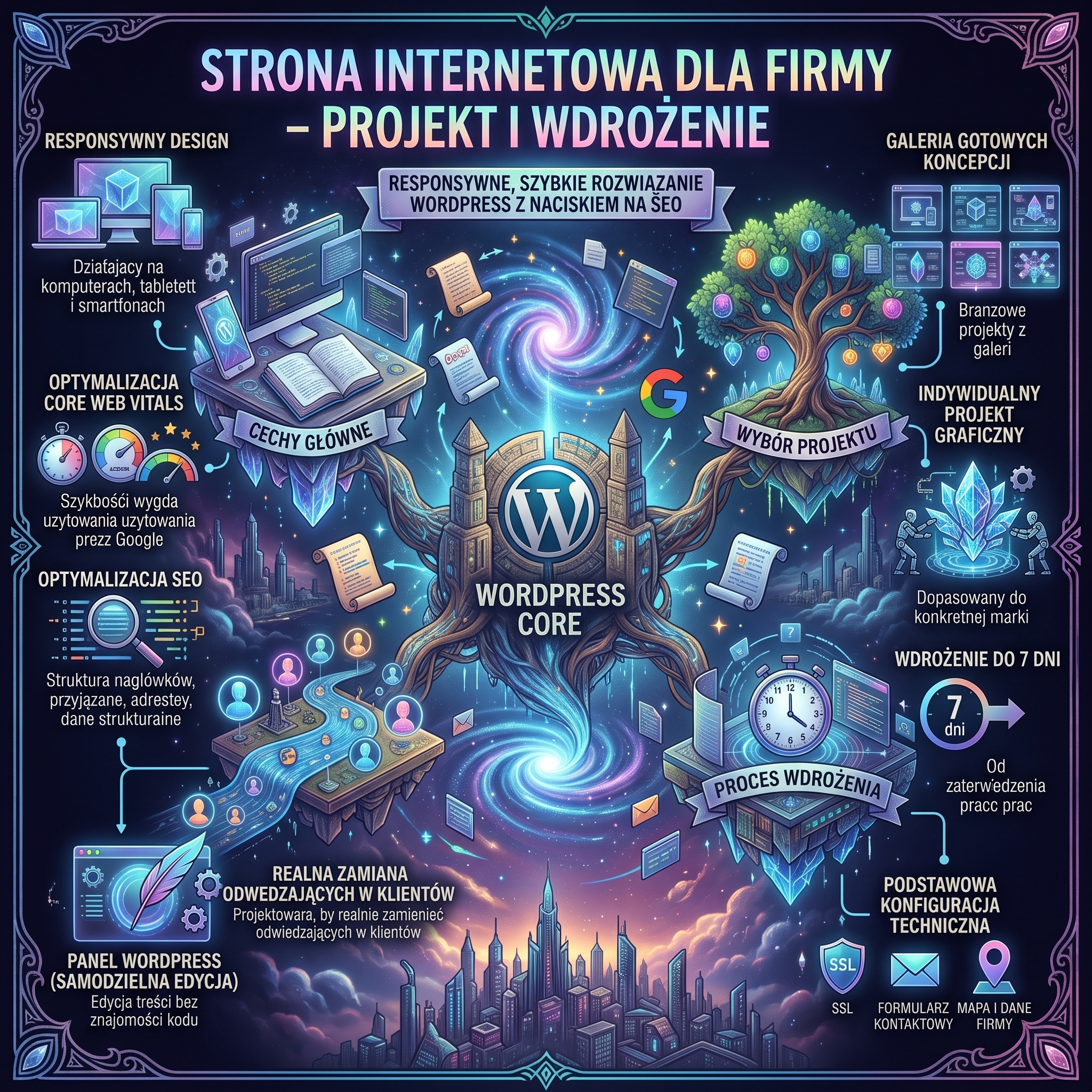 Strona Internetowa dla Firmy – Projekt i Wdrożenie